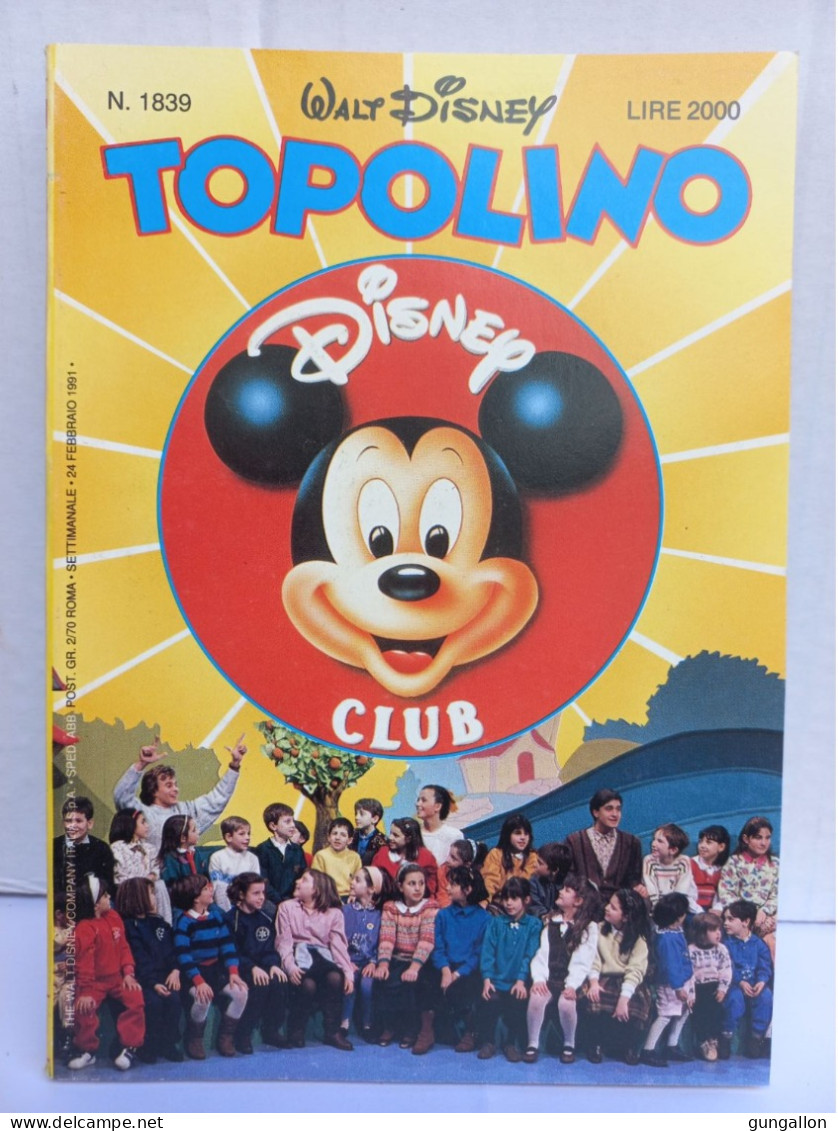 Topolino (Mondadori 1991) N. 1839 - Disney