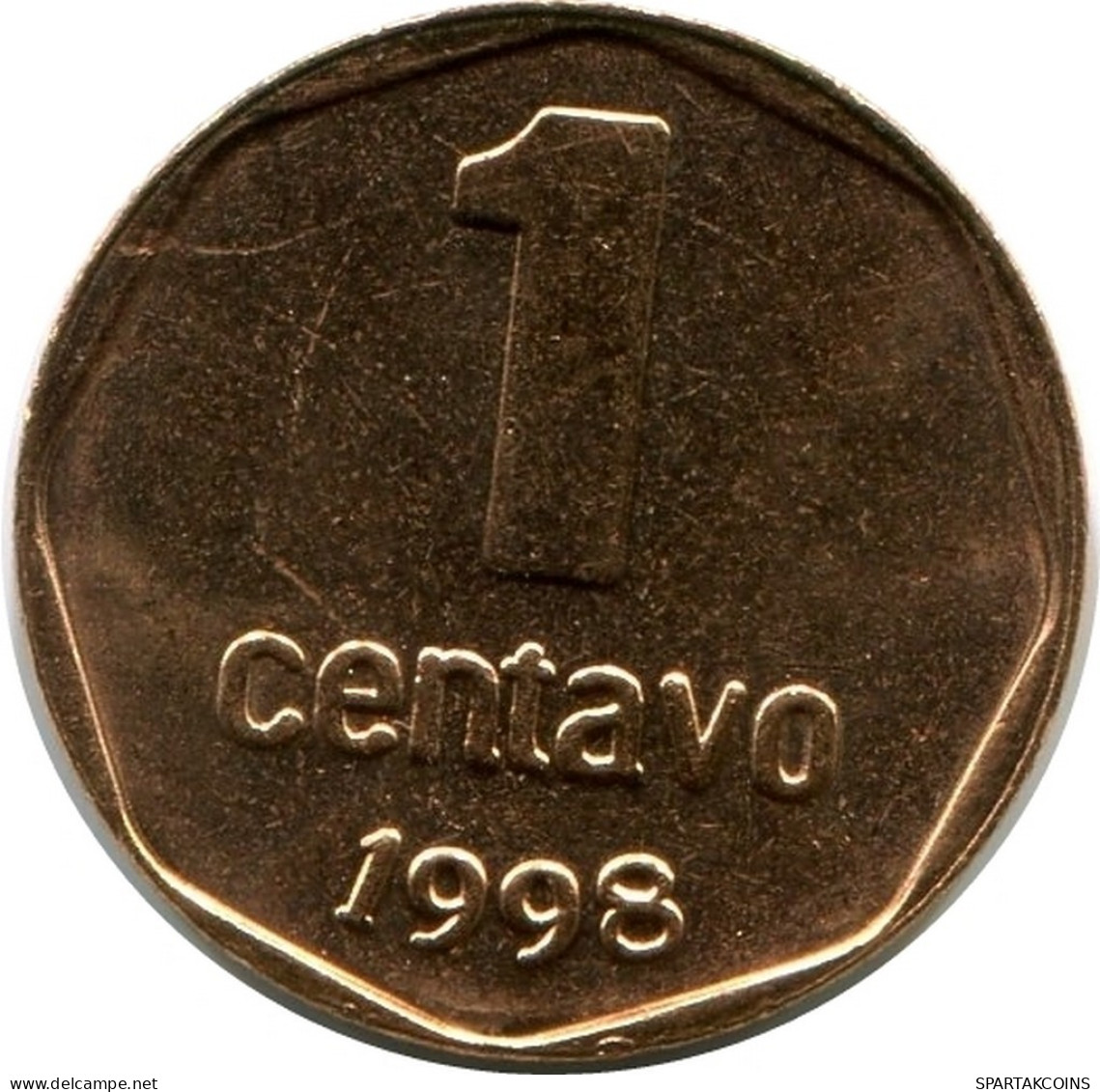 1 CENTAVO 1998 ARGENTINA Coin UNC #M10120.U.A - Argentine