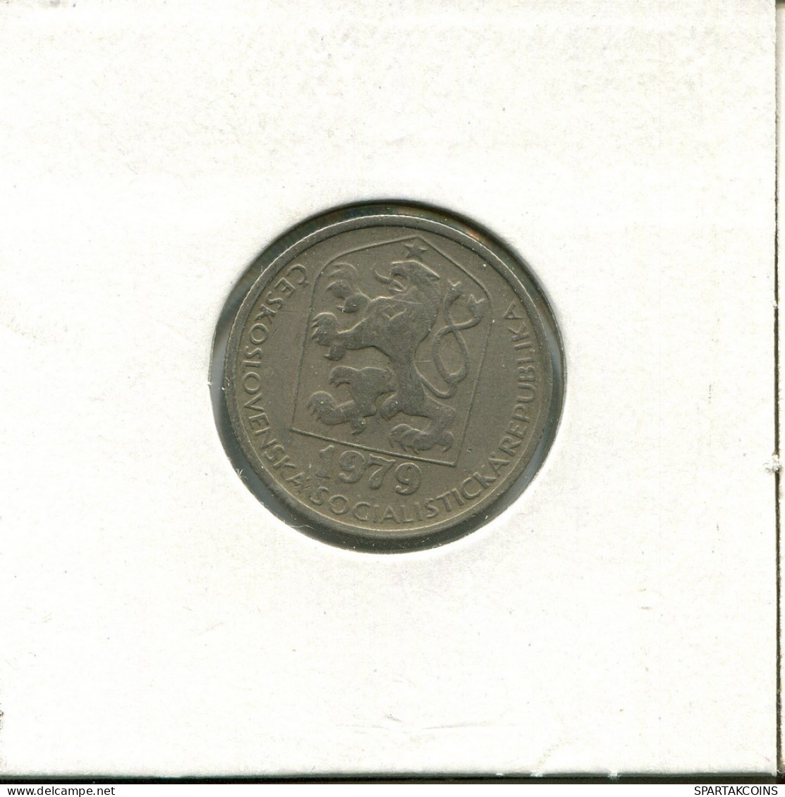 50 HALERU 1979 CHECOSLOVAQUIA CZECHOESLOVAQUIA SLOVAKIA Moneda #AS956.E.A - Czechoslovakia