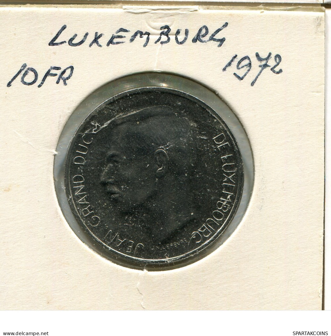 10 FRANCS 1972 LUXEMBOURG Coin #AR687.U.A - Luxemburg