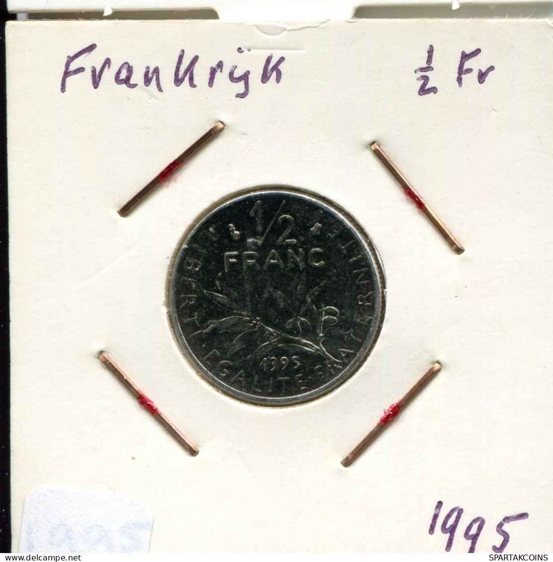 1/2 FRANC 1995 FRANCE Pièce Française #AM933.F.A - 1/2 Franc