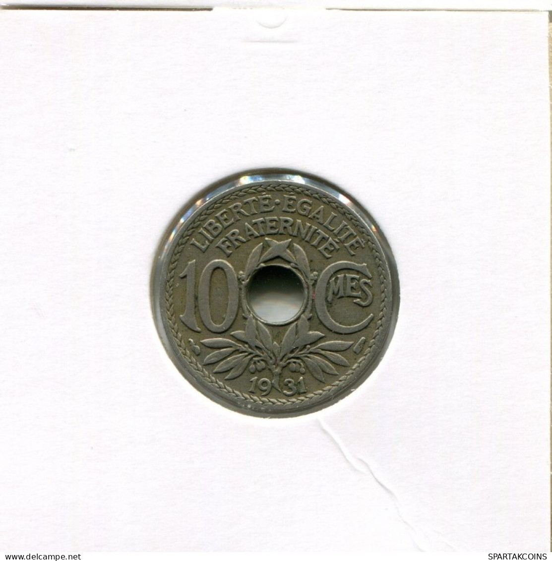 10 CENTIMES 1931 FRANCIA FRANCE Moneda #AK805.E.A - 10 Centimes