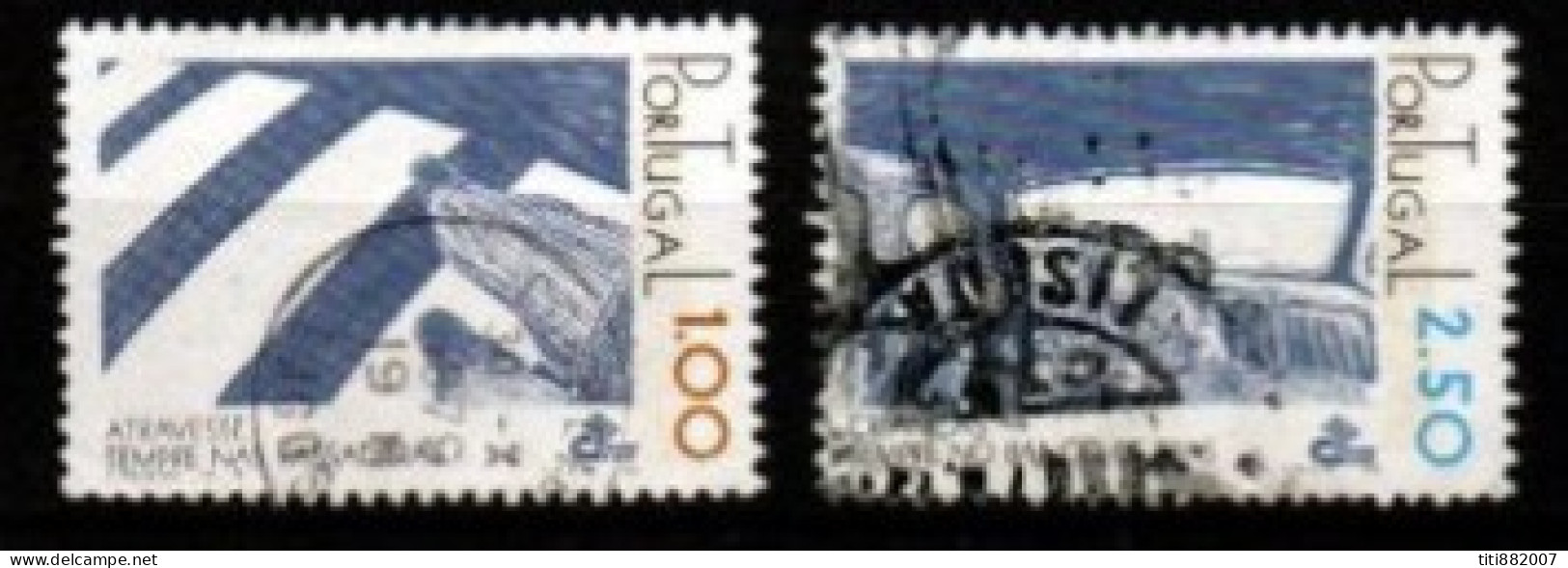 PORTUGAL    -   1978.    Y&T N° 1377 & 1379 Oblitérés.  Circulation Routière - Gebraucht