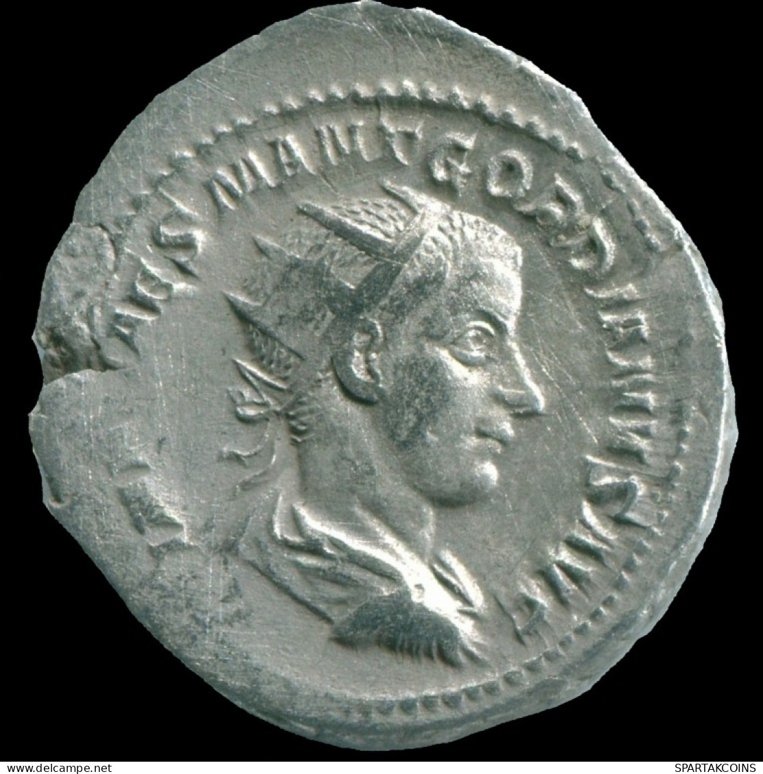 GORDIAN III AR ANTONINIANUS ROME AD 238 3RD OFFICINA PAX AVGVSTI #ANC13112.43.D.A - The Military Crisis (235 AD To 284 AD)