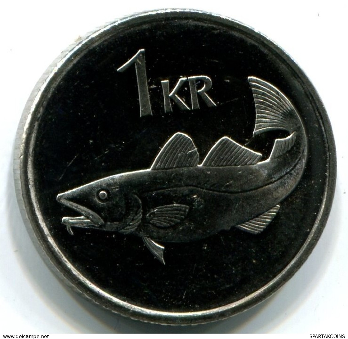 1 KRONA 1999 ISLANDIA ICELAND UNC Fish Moneda #W11278.E.A - Islanda