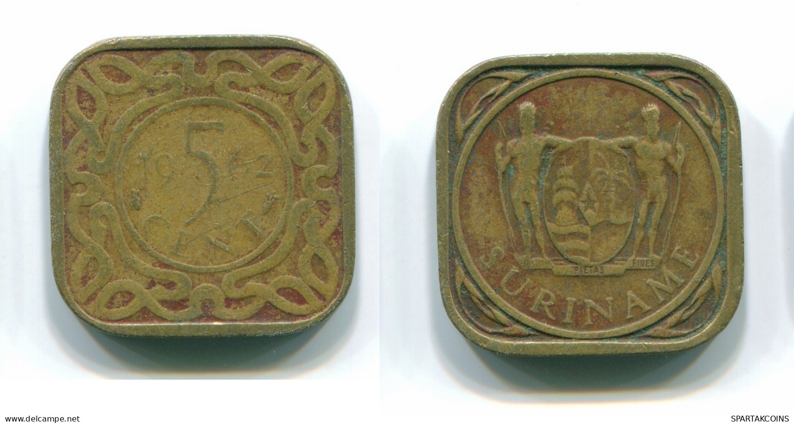 5 CENTS 1962 SURINAME NEERLANDÉS NETHERLANDS Nickel-Brass #S12666.E.A - Surinam 1975 - ...