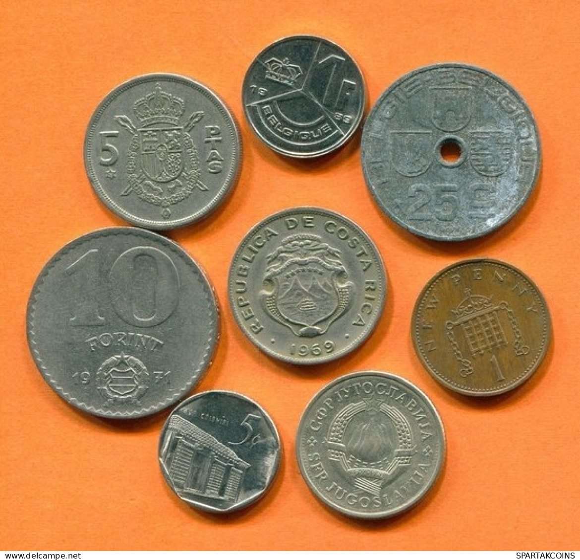 Collection MUNDO Moneda Lote Mixto Diferentes PAÍSES Y REGIONES #L10327.1.E.A - Autres & Non Classés