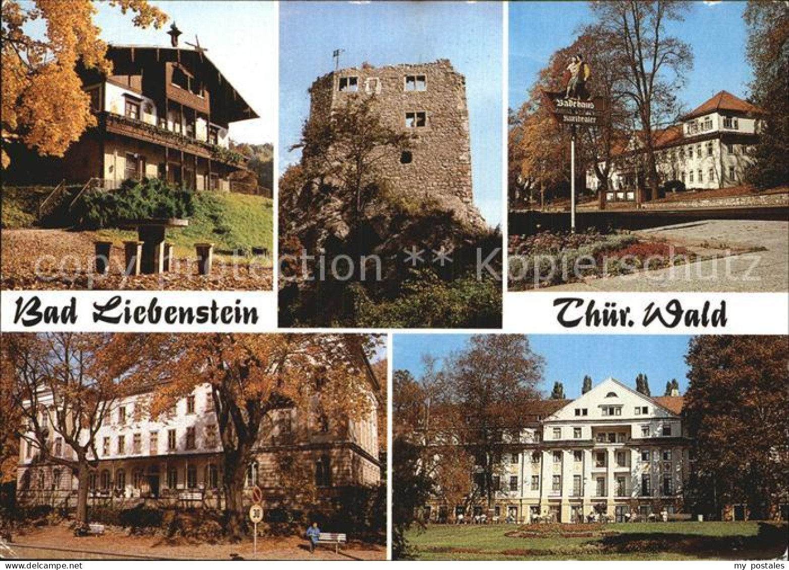 72543536 Bad Liebenstein Haus Feodora Ruine Liebenstein Kurverwaltung Kurheim Al - Bad Liebenstein