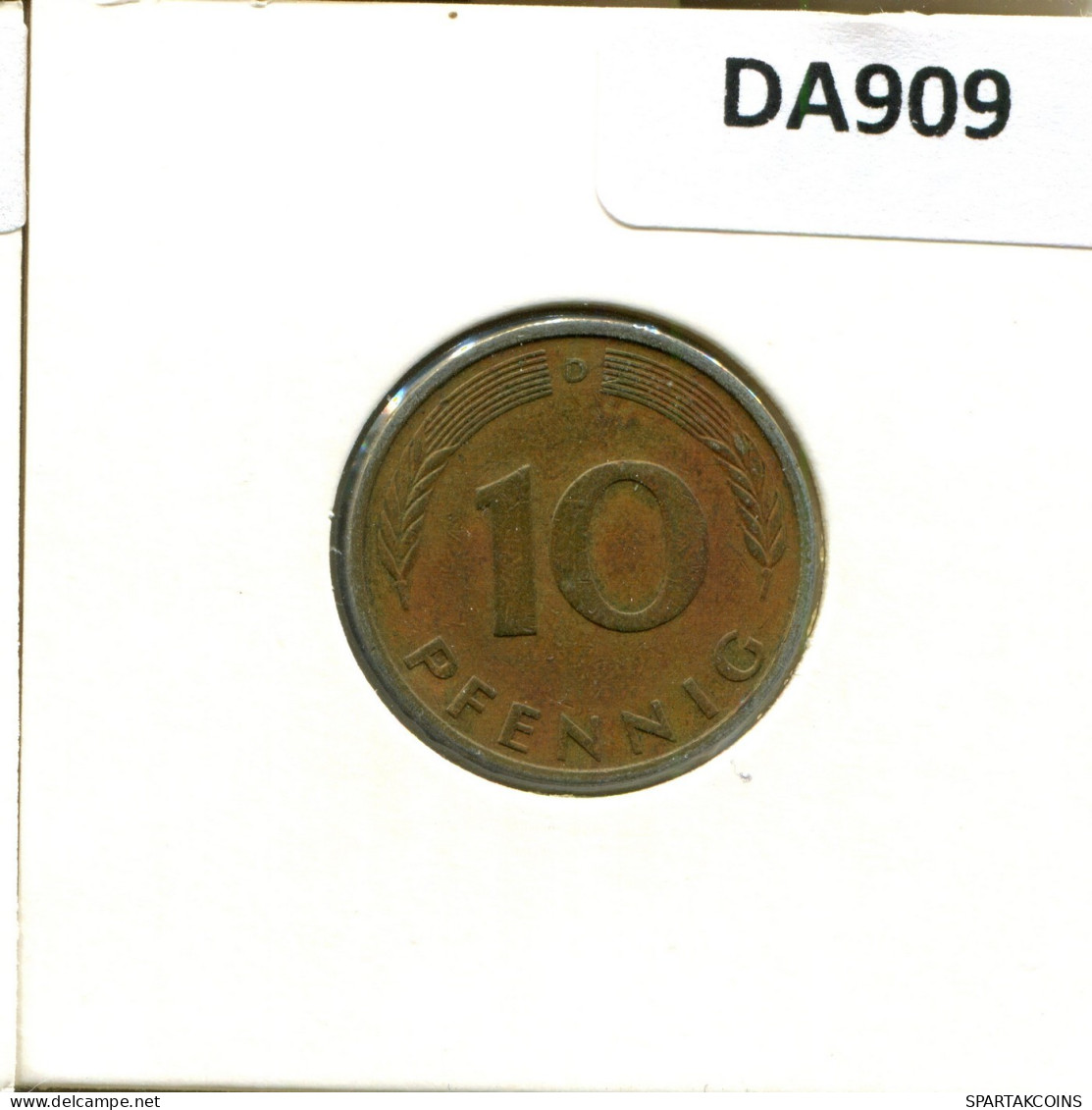 10 PFENNIG 1972 D WEST & UNIFIED GERMANY Coin #DA909.U.A - 10 Pfennig