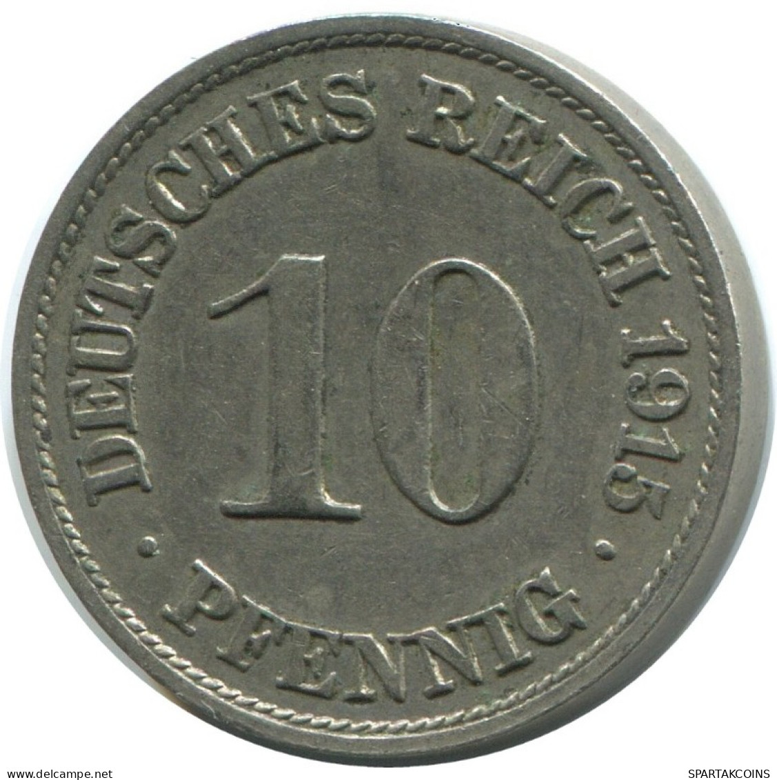 10 PFENNIG 1915 A GERMANY Coin #AE500.U.A - 10 Pfennig