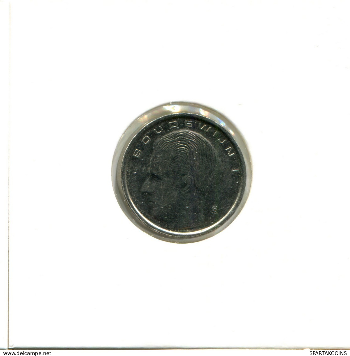 1 FRANC 1990 BELGIEN BELGIUM Münze DUTCH Text #AX418.D.A - 1 Franc