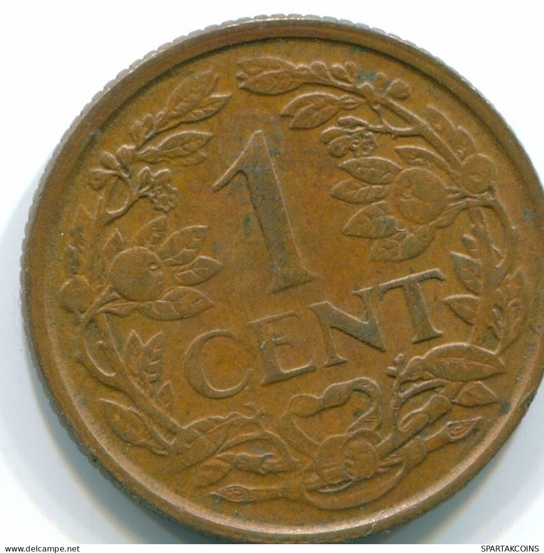 1 CENT 1968 NETHERLANDS ANTILLES Bronze Fish Colonial Coin #S10804.U.A - Antilles Néerlandaises