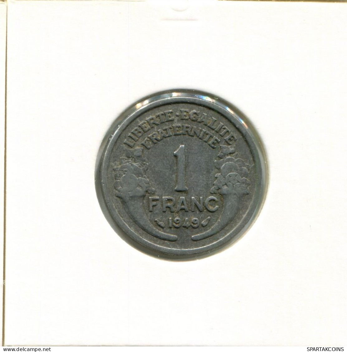 1 FRANC 1949 FRANKREICH FRANCE Französisch Münze #AK599.D.A - 1 Franc