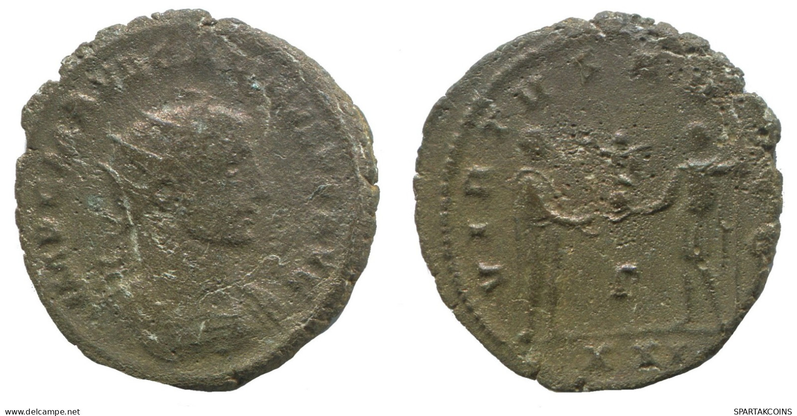 CARINUS ANTONINIANUS Antiochia Γ/xxi AD325 Virtus AVGG 3g/21mm #NNN1763.18.U.A - The Tetrarchy (284 AD To 307 AD)