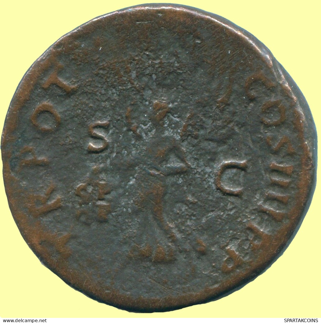 AE AS Authentic Original Ancient ROMAN EMPIRE Coin 10.4g/27.87mm #ANC13516.63.U.A - Autres & Non Classés