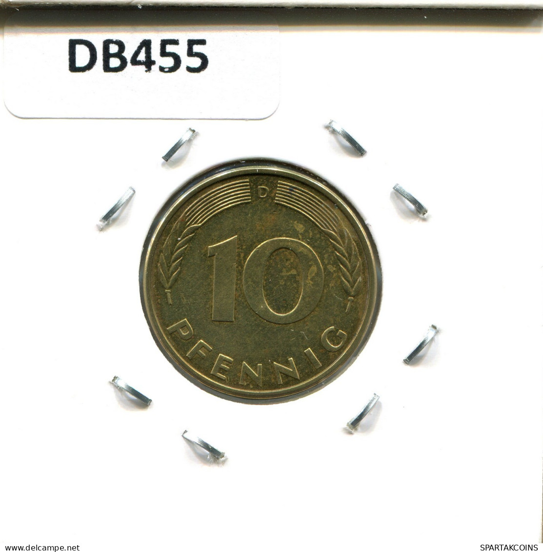 10 PFENNIG 1986 D BRD ALEMANIA Moneda GERMANY #DB455.E.A - 10 Pfennig