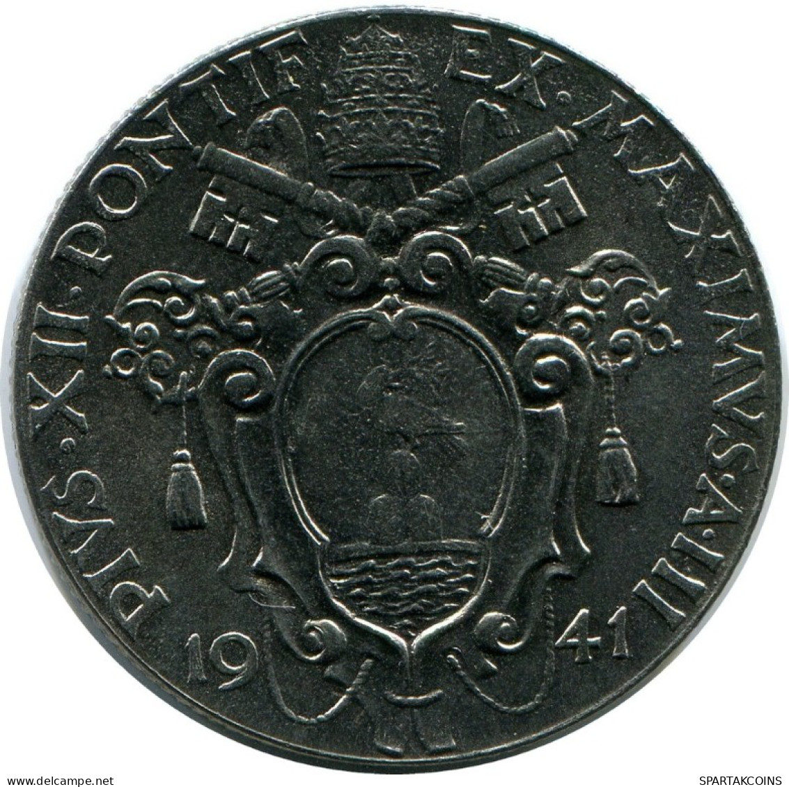 1 LIRE 1941 VATICAN Coin Pius XII (1939-1958) #AH314.16.U.A - Vatican