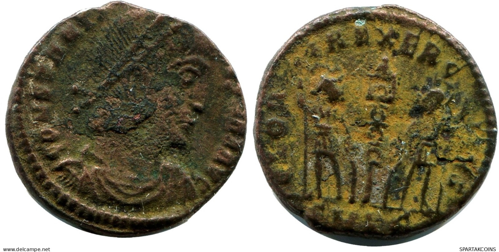 CONSTANTINE I MINTED IN CYZICUS FROM THE ROYAL ONTARIO MUSEUM #ANC10988.14.E.A - Der Christlischen Kaiser (307 / 363)