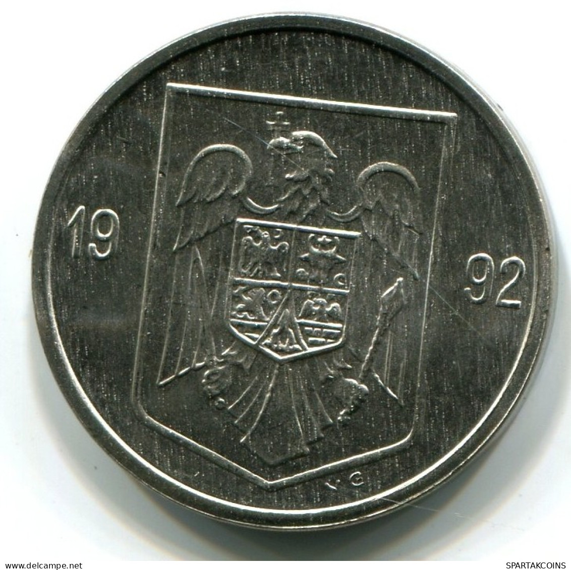 5 LEI 1992 RUMÄNIEN ROMANIA UNC Münze EAGLE COAT OF ARMS #W11207.D.A - Roumanie