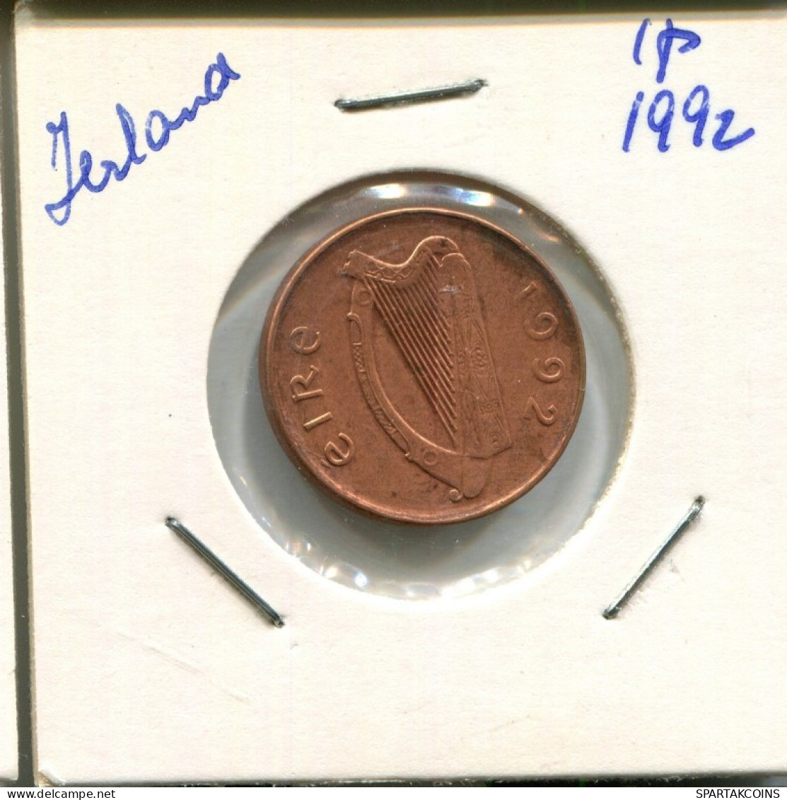 1 PENNY 1992 IRELAND Coin #AN650.U.A - Irlande