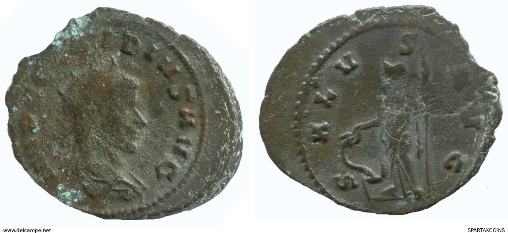 CLAUDIUS II ANTONINIANUS Roma AD98 Salus AVG 2.9g/25mm #NNN1889.18.U.A - La Crisis Militar (235 / 284)