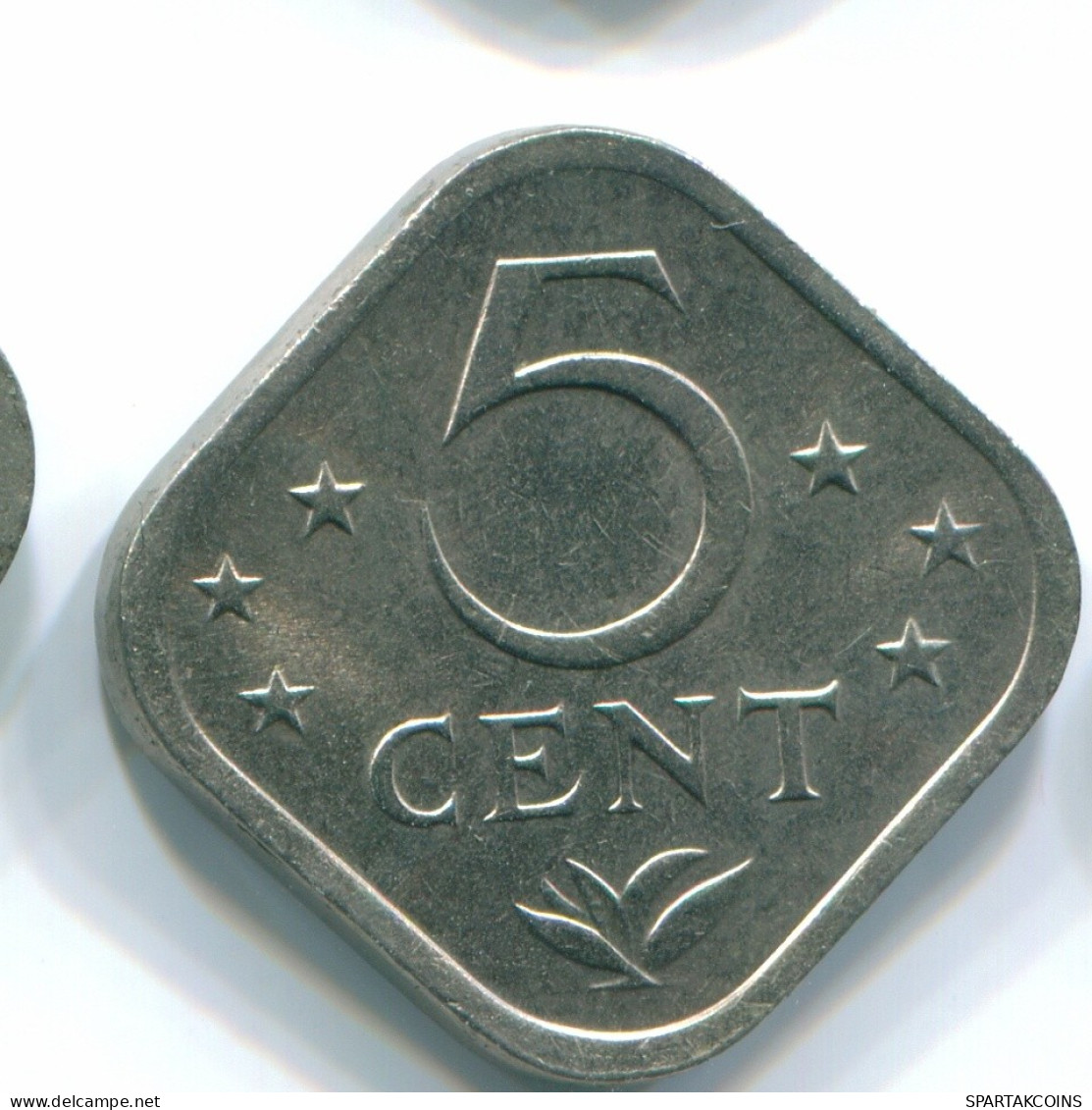 5 CENTS 1975 ANTILLAS NEERLANDESAS Nickel Colonial Moneda #S12255.E.A - Netherlands Antilles