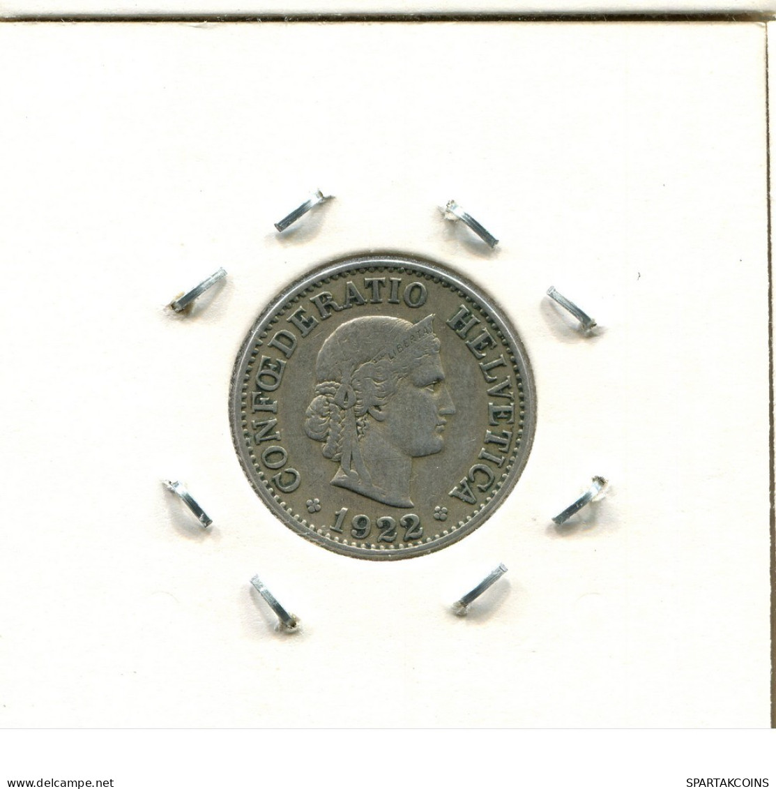 10 RAPPEN 1922 SWITZERLAND Coin #AS479.U.A - Autres & Non Classés
