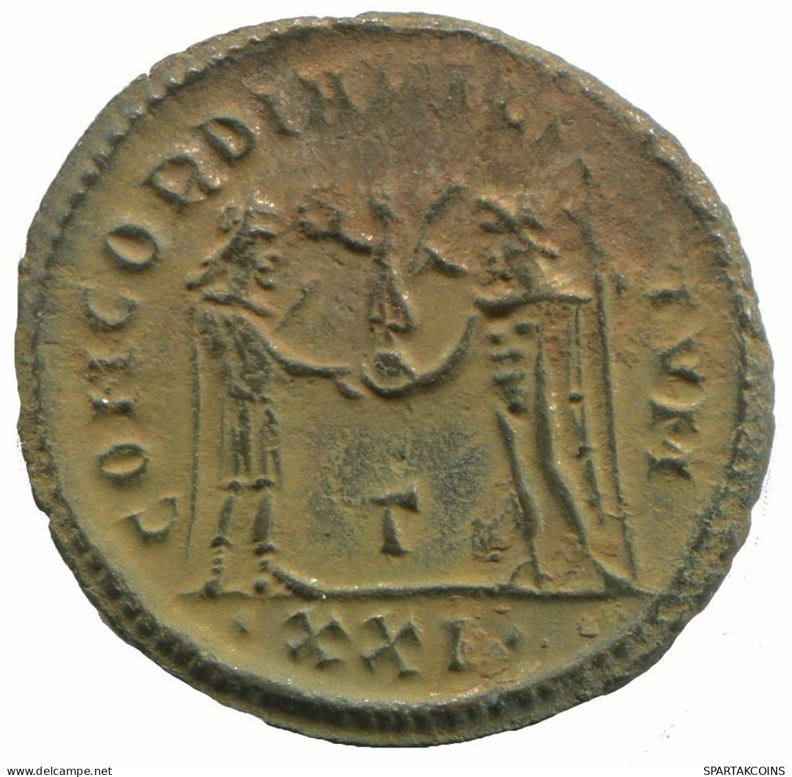 DIOCLETIAN ANTONINIANUS Heraclea Γ/xxi AD284 Concord 3g/22mm #NNN1732.18.E.A - La Tétrarchie (284 à 307)