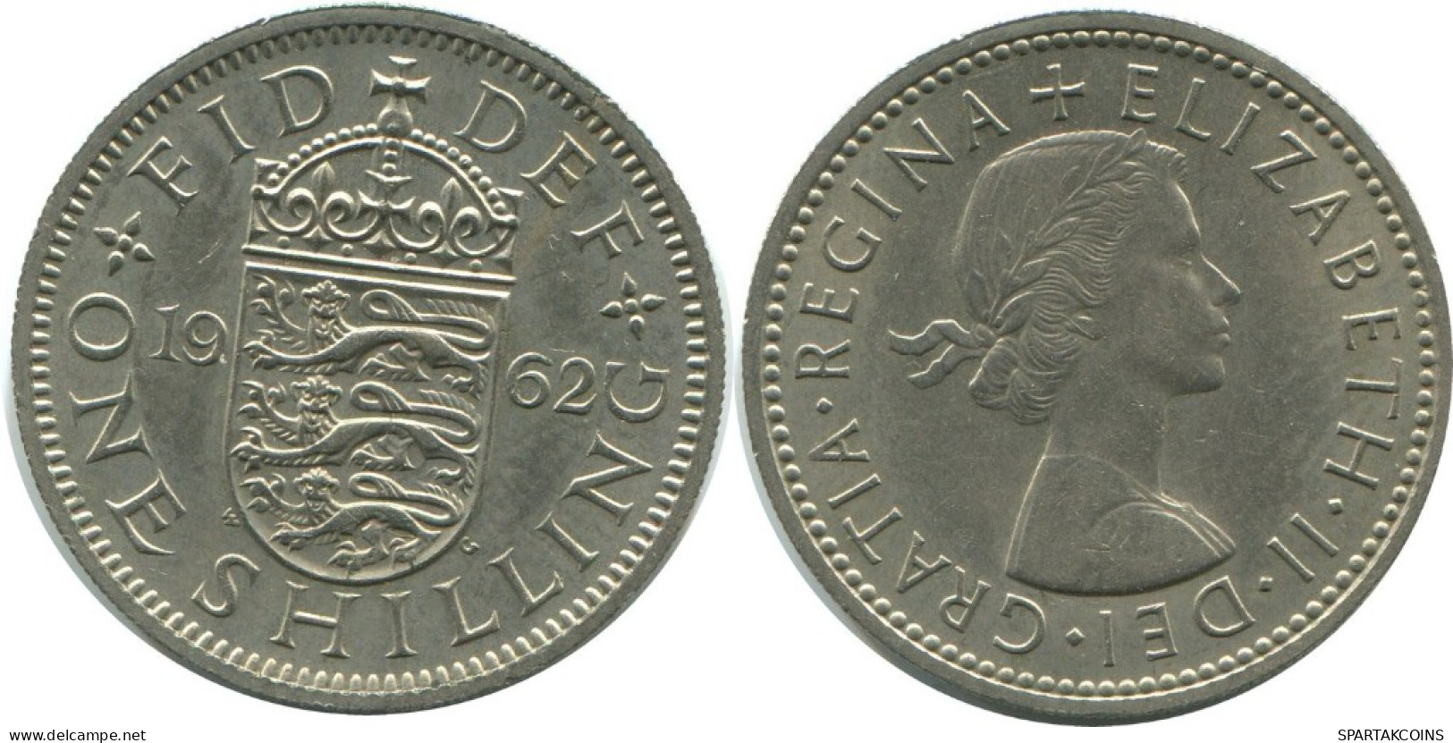 SHILLING 1962 UK GBAN BRETAÑA GREAT BRITAIN Moneda #AG990.1.E.A - I. 1 Shilling