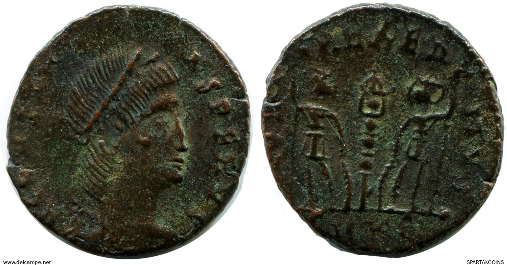 CONSTANS MINTED IN CYZICUS FOUND IN IHNASYAH HOARD EGYPT #ANC11674.14.F.A - The Christian Empire (307 AD To 363 AD)
