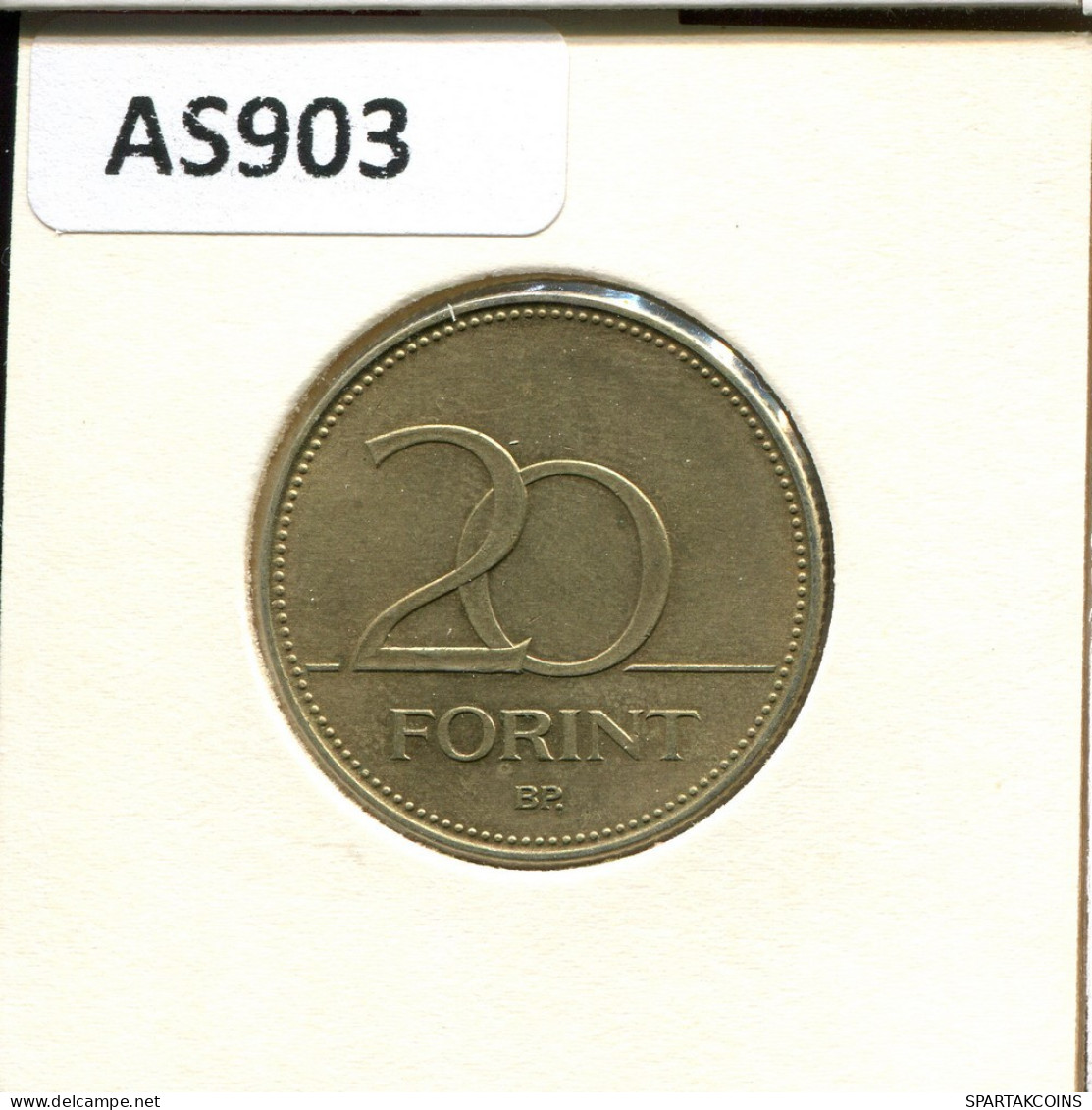 20 FORINT 1993 HUNGRÍA HUNGARY Moneda #AS903.E.A - Hungary
