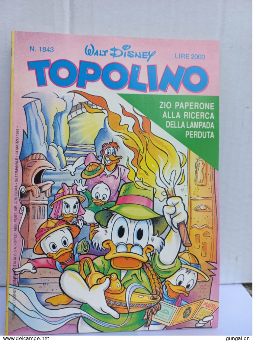 Topolino (Mondadori 1991) N. 1843 - Disney