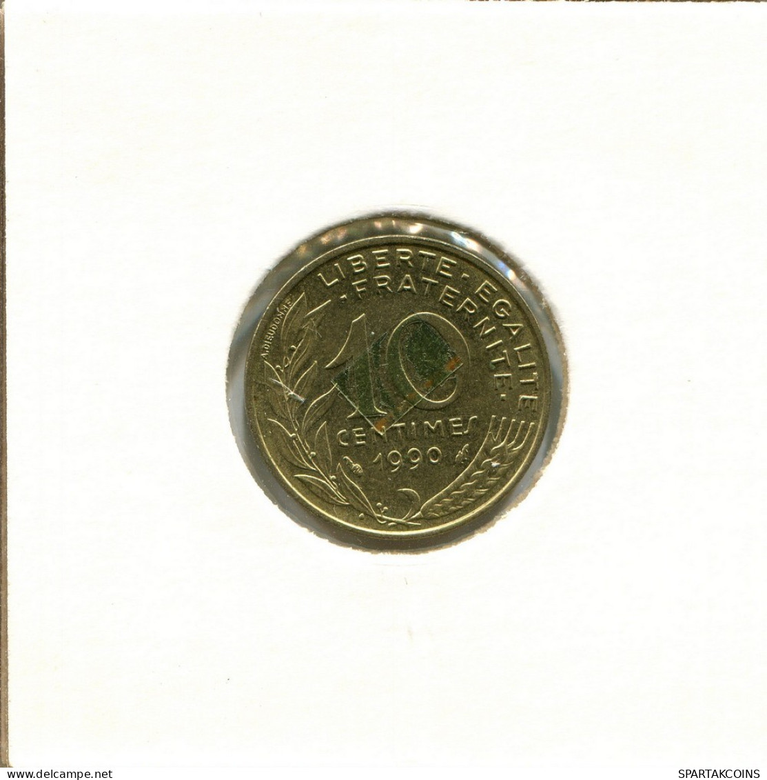 10 CENTIMES 1990 FRANCE Coin #BB468.U.A - 10 Centimes