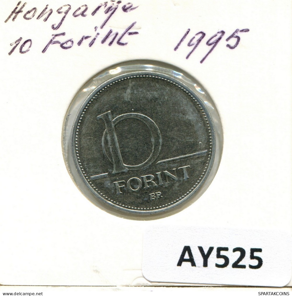 10 FORINT 1995 HUNGRÍA HUNGARY Moneda #AY525.E.A - Hungary