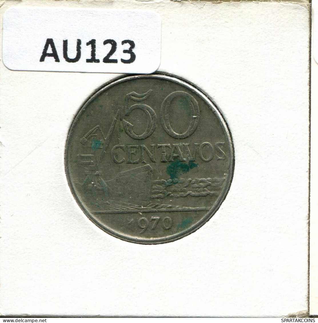 50 CENTAVOS 1970 BRAZIL Coin #AU123.U.A - Brasilien