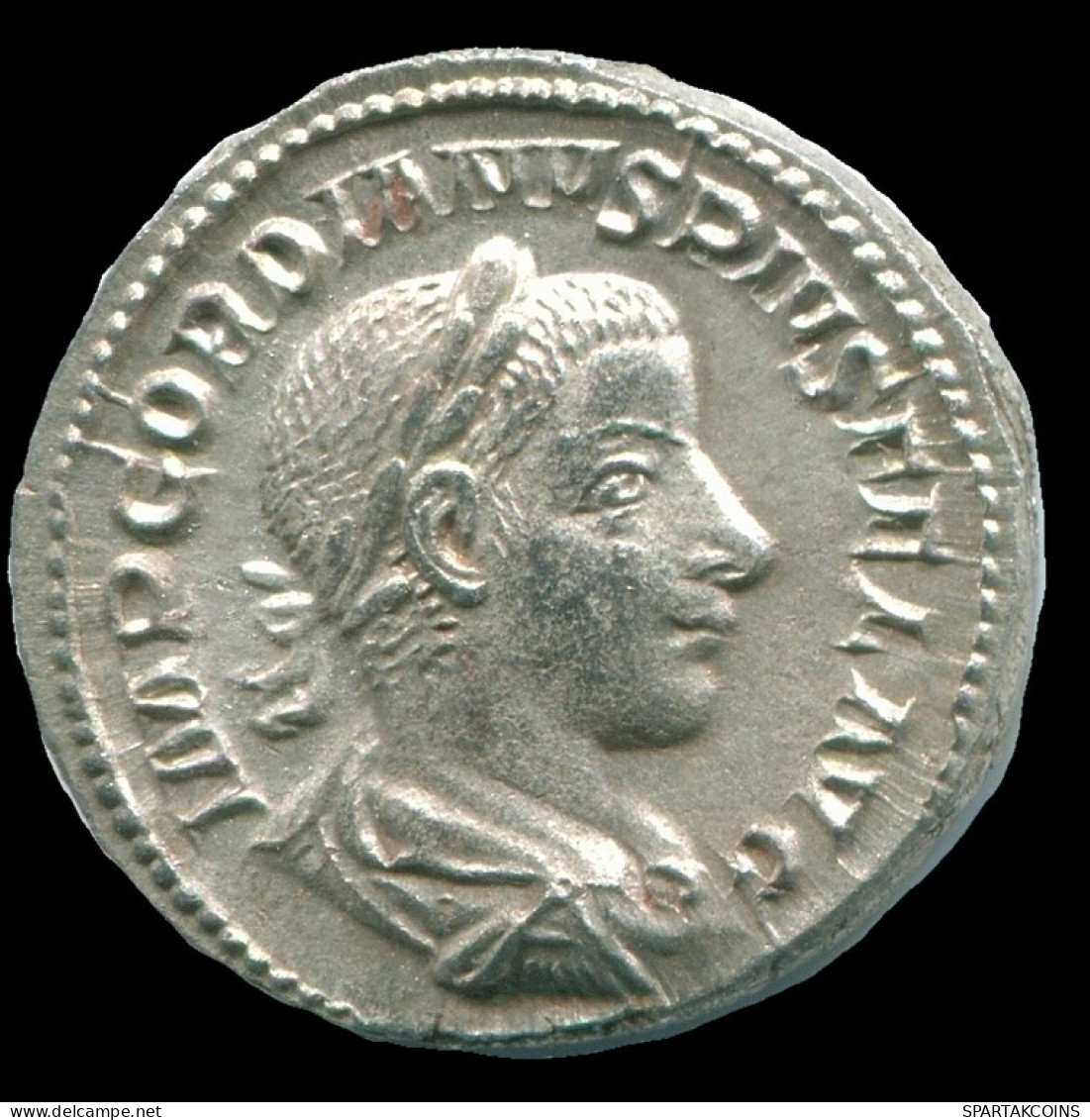 GORDIAN III AR DENARIUS ROME (7TH ISSUE. 1ST OFFICINA) DIANA #ANC13049.84.F.A - Der Soldatenkaiser (die Militärkrise) (235 / 284)