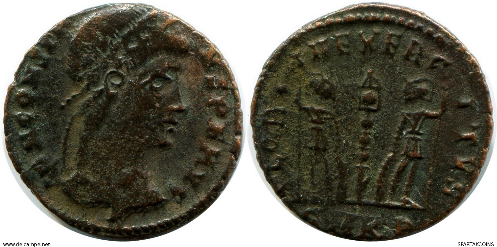 CONSTANS MINTED IN CYZICUS FROM THE ROYAL ONTARIO MUSEUM #ANC11663.14.F.A - The Christian Empire (307 AD To 363 AD)