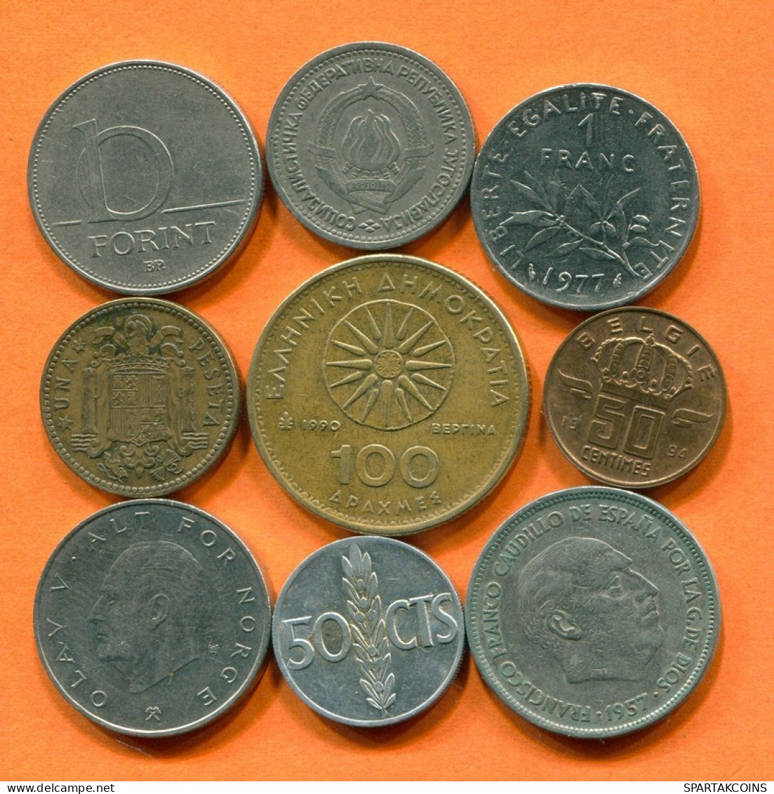 Collection MUNDO Moneda Lote Mixto Diferentes PAÍSES Y REGIONES #L10128.1.E.A - Autres & Non Classés