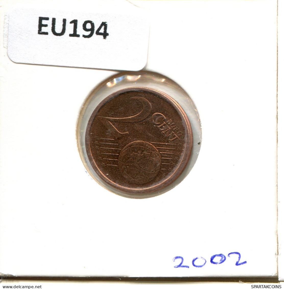 2 EURO CENTS 2002 IRLANDA IRELAND Moneda #EU194.E.A - Irlande