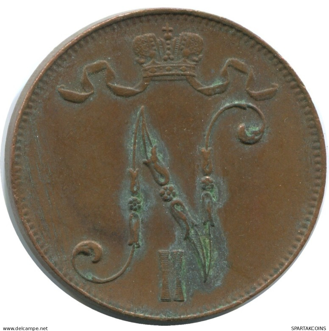 5 PENNIA 1916 FINLAND Coin RUSSIA EMPIRE #AB203.5.U.A - Finland