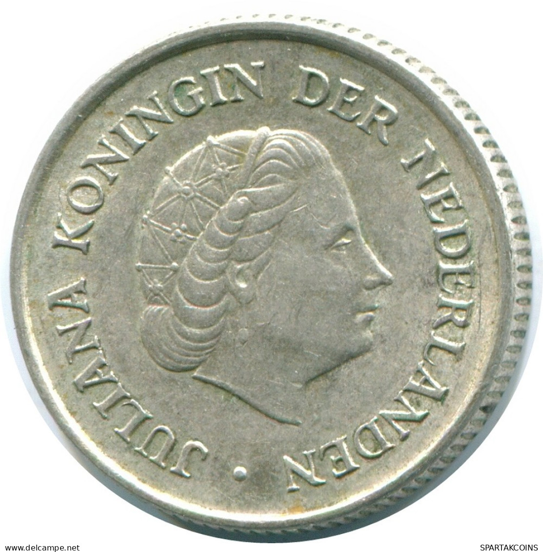 1/4 GULDEN 1970 NIEDERLÄNDISCHE ANTILLEN SILBER Koloniale Münze #NL11636.4.D.A - Netherlands Antilles