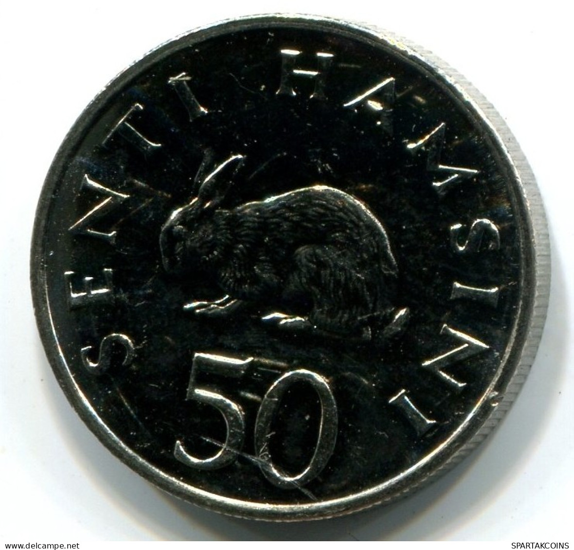 50 SENTI 1990 TANZANIA UNC Rabbit Coin #W11201.U.A - Tanzania