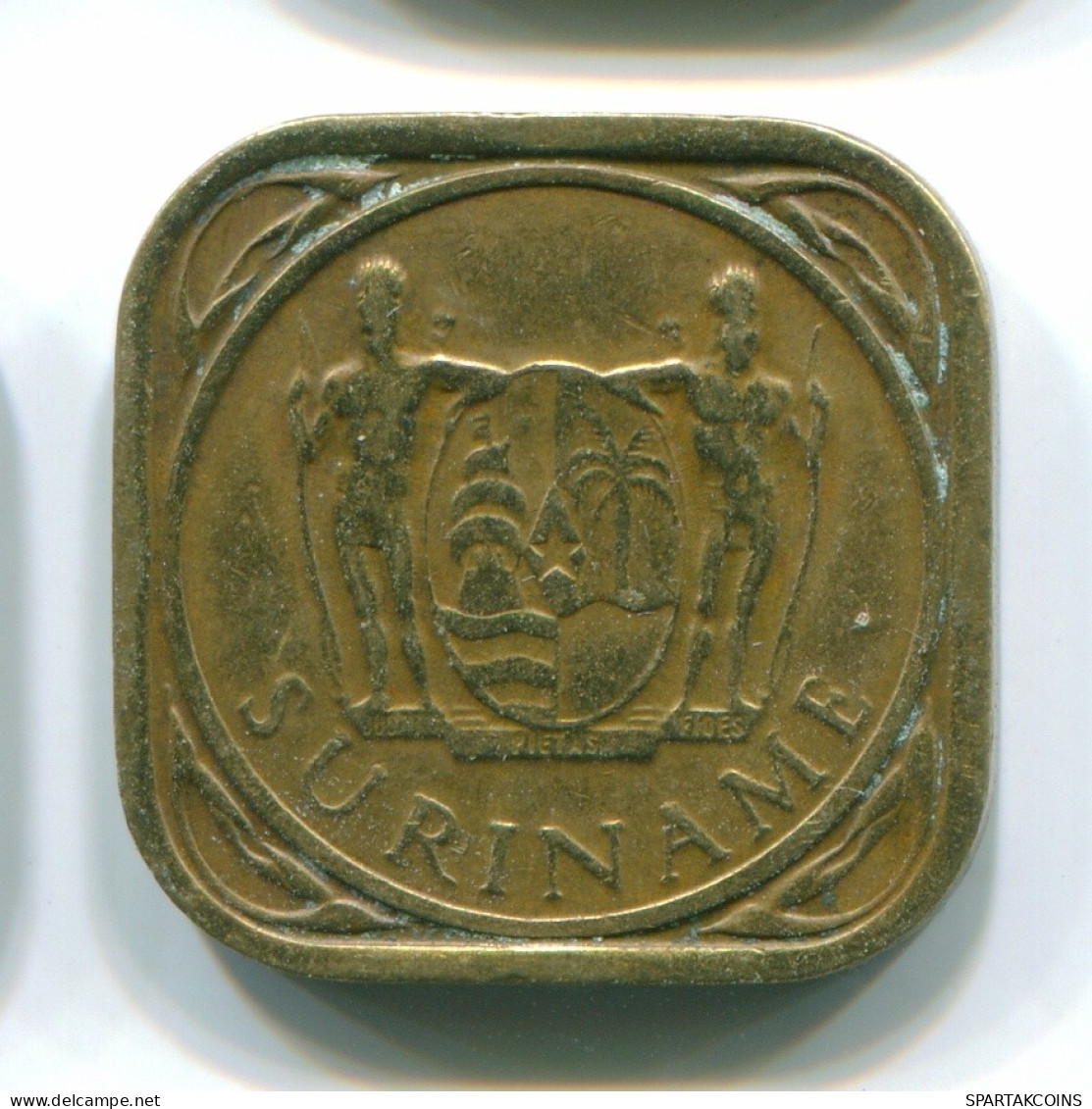 5 CENTS 1966 SURINAME NEERLANDÉS NETHERLANDS Nickel-Brass #S12765.E.A - Surinam 1975 - ...