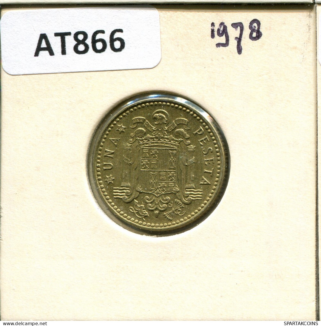 1 PESETA 1975 SPANIEN SPAIN Münze #AT866.D.A - 1 Peseta