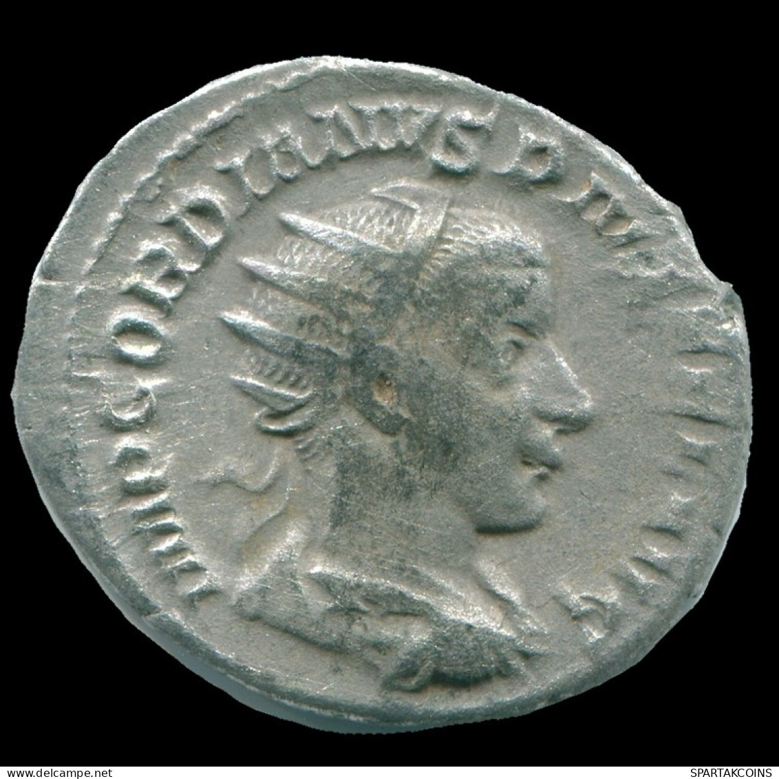 GORDIAN III AR ANTONINIANUS ROME Mint AD 241-244 VIRTVTI AVGVSTI #ANC13149.38.E.A - L'Anarchie Militaire (235 à 284)