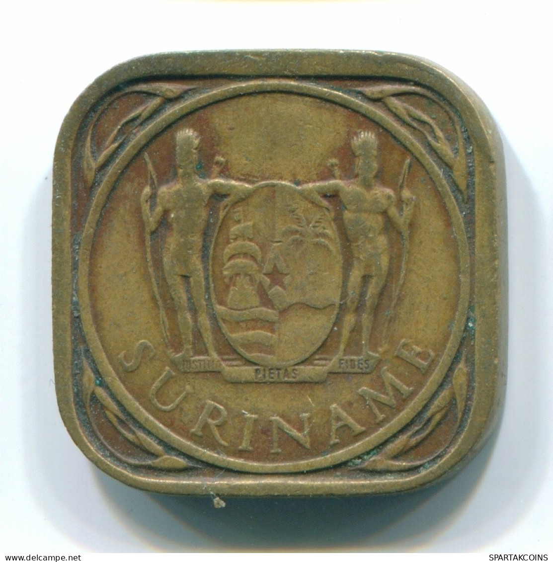 5 CENTS 1966 SURINAME NEERLANDÉS NETHERLANDS Nickel-Brass #S12861.E.A - Suriname 1975 - ...
