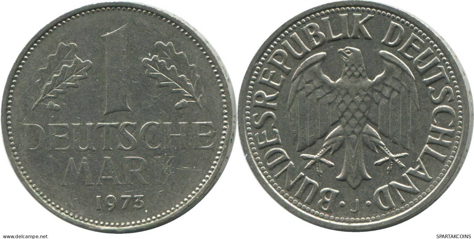 1 MARK 1973 J BRD ALEMANIA Moneda GERMANY #DE10413.5.E.A - 1 Mark