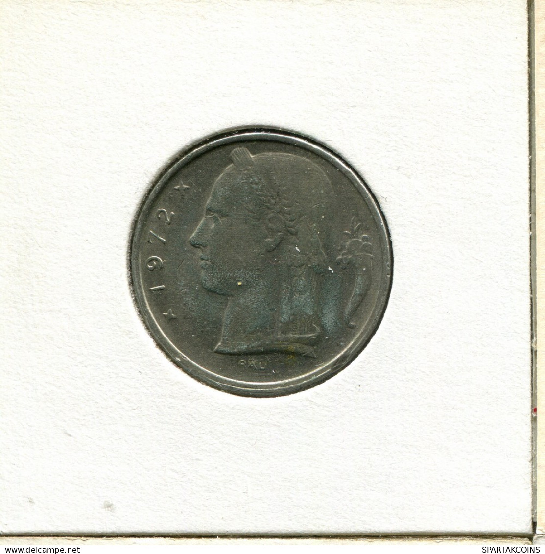 5 FRANCS 1972 Französisch Text BELGIEN BELGIUM Münze #AU050.D.A - 5 Frank