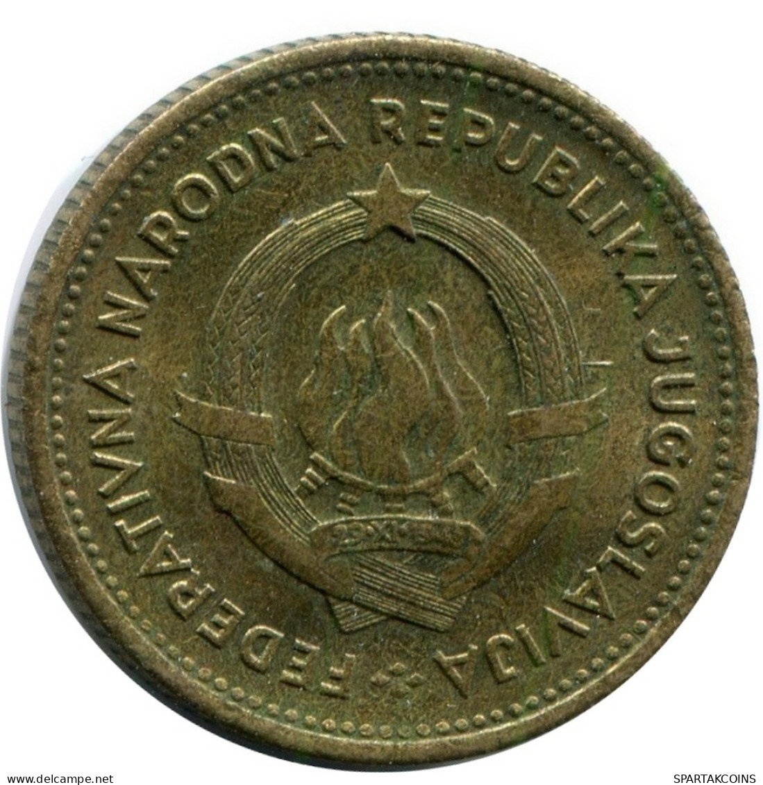 10 DINAR 1953 YUGOSLAVIA Moneda #BA182.E.A - Yougoslavie