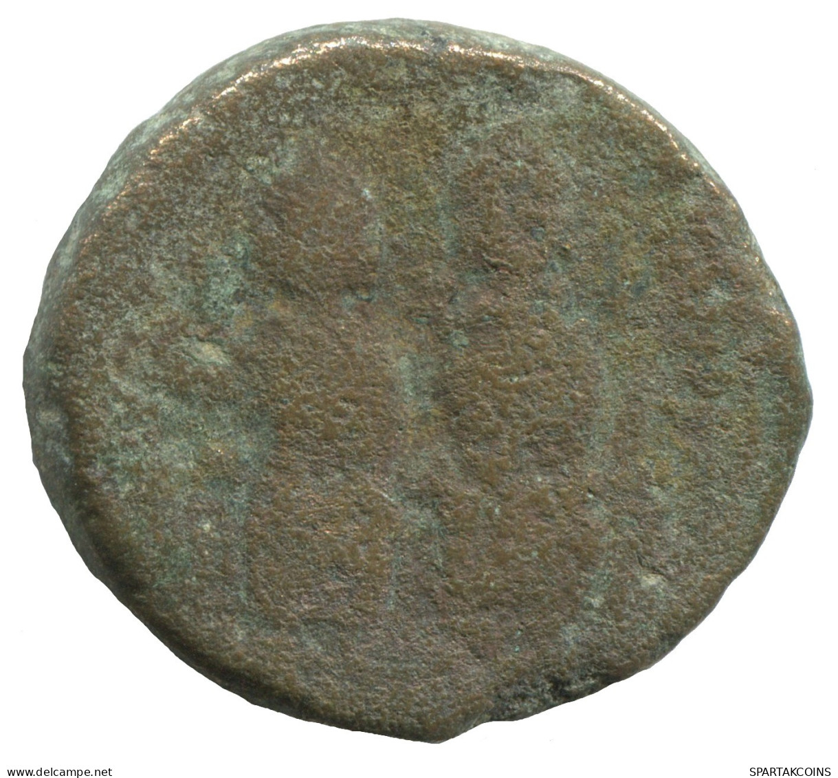 JUSTIN II AND SOPHIA AE FOLLIS 565-578 AD 14.9g/28mm BYZANTIN #SAV1025.10.F.A - Byzantine